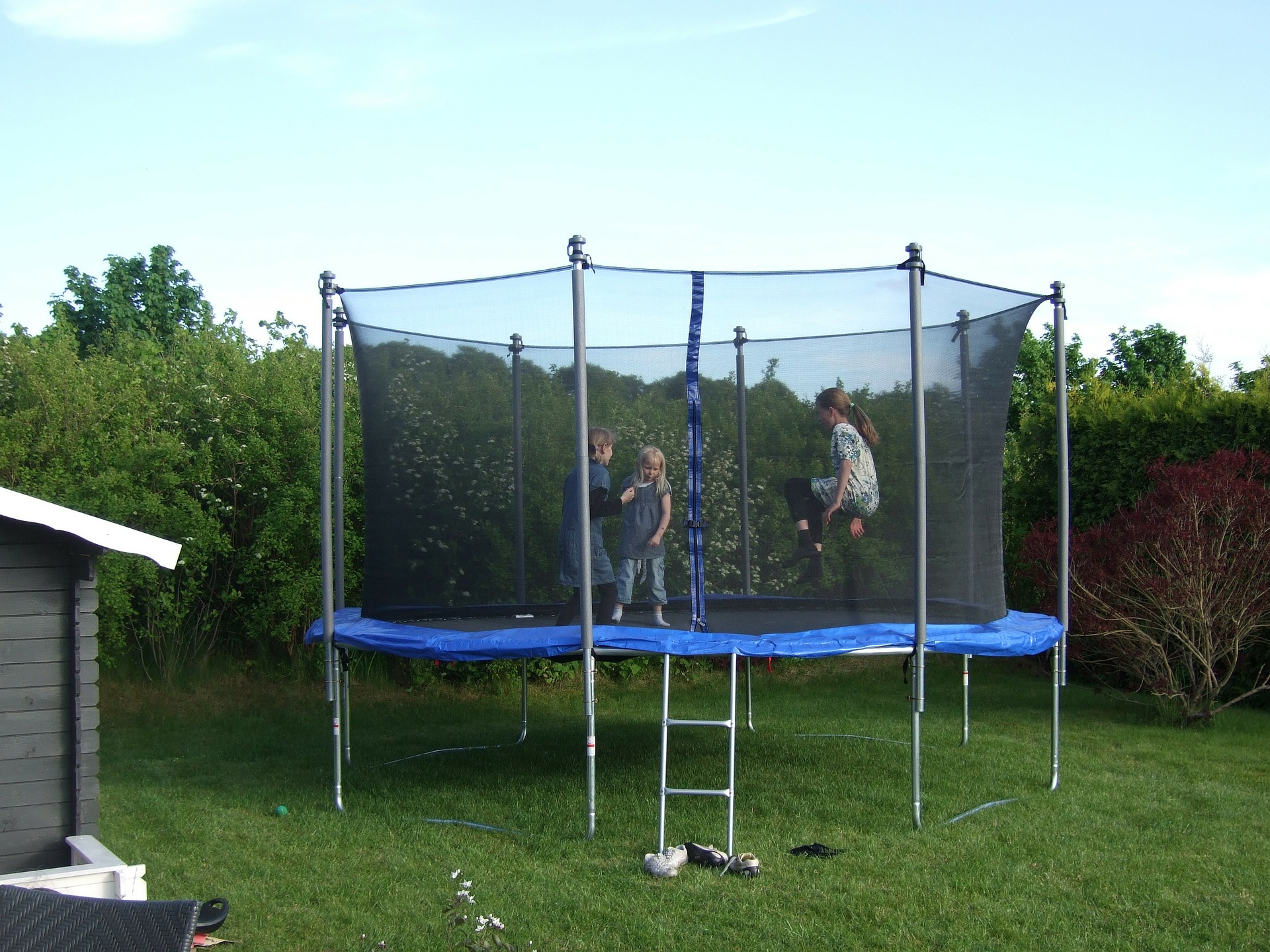 A trampoline